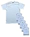 Kirkland Signature Men’s Crew Neck White Tee, Medium (Pack of 6)