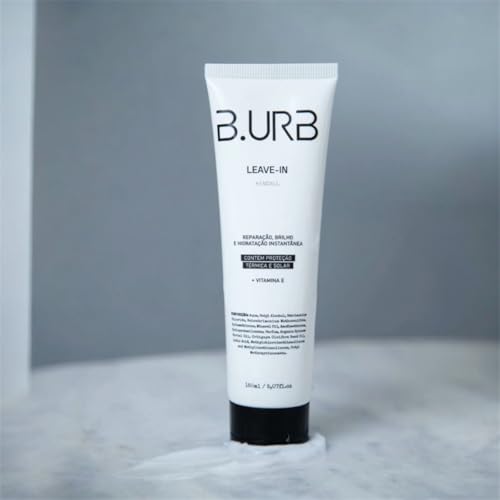 Leave In Masculino B.URB Kendall 150ml | Reconstrução Instantânea, Hidratação Prolongada, Antifrizz, Proteção Térmica e Solar, Todos os Tipos de Cabelo