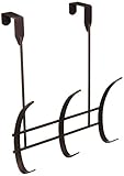 Vanderbilt Home over the door rack, 6 Hook, BRONZE