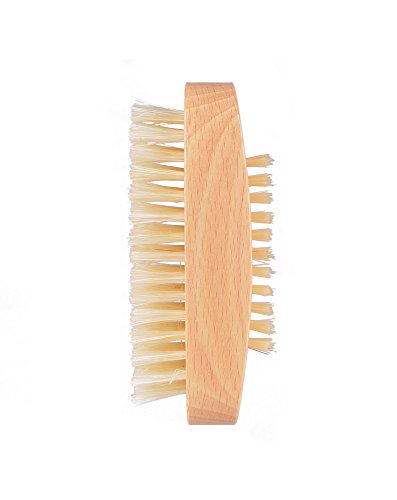 Kent - NB3 Nail Brush With a Row of Bristles on Back, Made of Beech Wood