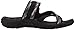Skechers Women's Reggae Brush Strokes Flip Flop, Black/Grey, 7 M US