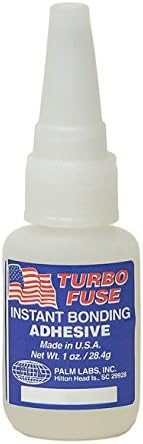 Turbo Fuse 15-115SI Surface Insensitive 20cp Cyanoacrylate Adhesive - Equivalent to Loctite 406. 1oz bottles - Case of 25