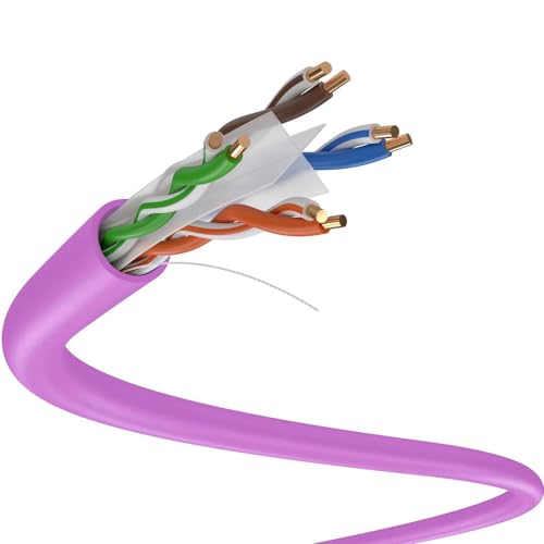 CAT6 1000ft Solid UTP 23AWG Ethernet Cable 550Mhz