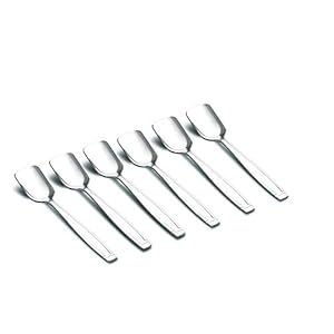 Neelam Stainless Steel Balanced Classic 6 pcs Desert Spoon Set