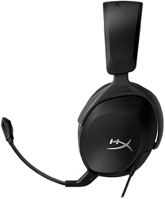 Cloud Stinger II Core, Cuffie da Gaming, Connessione Cablata a 3,5 mm, Audio Immersivo, Telaio in Plastica, Cuscinetti in Memory Foam Rivestiti in Tessuto, Adatto per PC, PS4 e PS5, Nero
