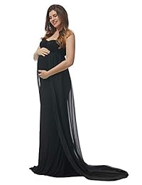 Vestido de maternidad para dama con hombros descubiertos