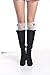 VAMEI Womens Winter Leg Warmers Crochet Knit Thermal Boot Socks