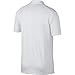 Nike Men's Dry Victory Solid Polo Golf Shirt, White/Cool Grey, Medium