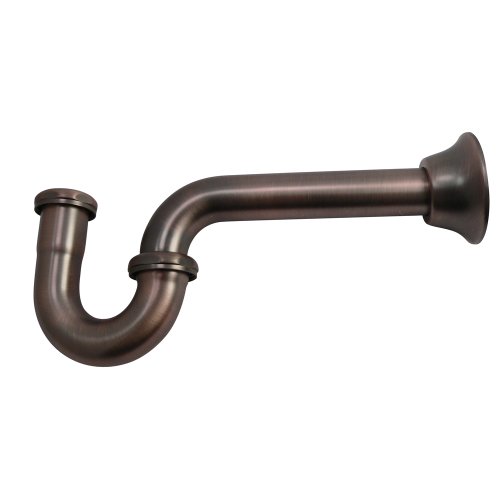 Plumb Pak Keeney K100VB x 1.25-in. Brass P-Trap, Venetian Bronze