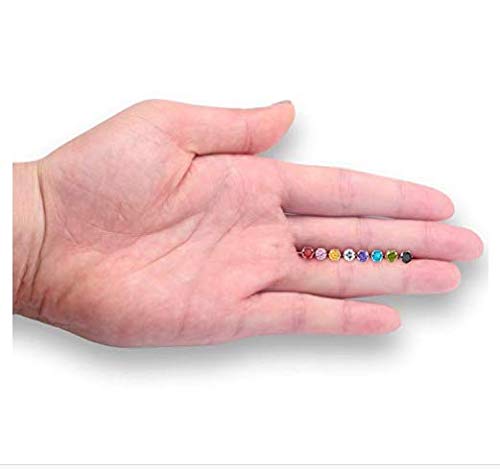 Earrings, Jsmoris 316 Surgical Stainless Steel Womens Cubic Zirconia Stud Earrings Multicolor Set Ear Piercing 8 Pairs