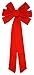 Black Duck Brand Set of 8 Christmas Red Velvet Bows 26