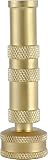 High Pressure Sweeper Lead-Free Adjustable Brass Hose Water Nozzles For Organic Gardens, Washing Produce,Car Wash & All Potable Water Needs