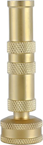 High Pressure Sweeper Lead-Free Adjustable Brass Hose Water Nozzles For Organic Gardens, Washing Produce,Car Wash & All Potable Water Needs