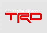 Fj Cruiser Decals Teq 8in Racing Development Trd Vinyl Decal Sticker (Red and White) W/