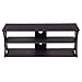 TANGKULA TV Stand, 3-Tier TV Stand Storage Console with Storage Shelves for TV up to 50