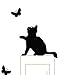 Wall Stickers, Franterd Cat- Light Switch Decor Decals, Art Mural Baby Nursery Room