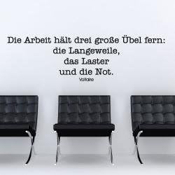 Wandtattoo Die Arbeit Halt Drei Gosse Ubel Fern Von Voltaire 58 Cm X 200 Cm Rosa Amazon De Kuche Haushalt