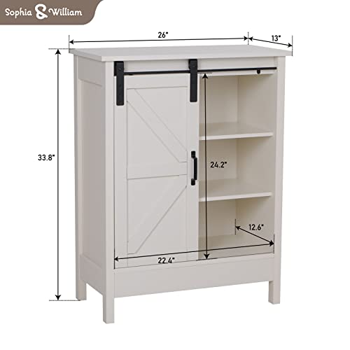 Sophia & William Bathroom Floor Kitchen Buffet with