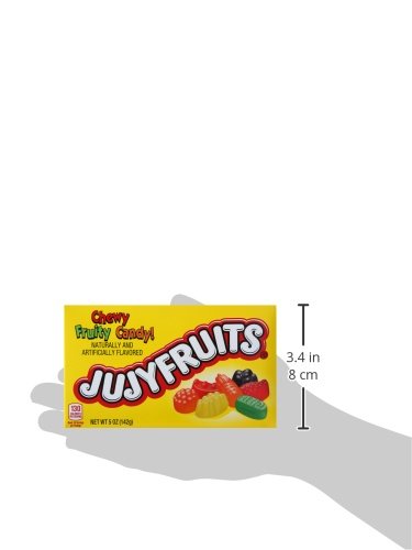 JUJYFRUITS FRUITY CHEWY CANDY THEATER BOX, 5 OZ