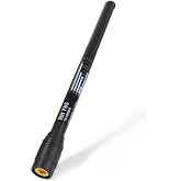 70-1000MHz Wide Band Telescopic Antenna SMA-Male Mobile Radio Antenna | for YAESU / Vertex VX-1R VX-2R VX-3R VX-5R iCOM IC-F50V IC-F50 IC-M88 IC-F51ATEX IC-T90A Walkie-talkies