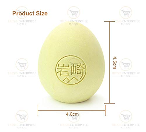 Tresis Pink -Diatomite Egg Shape Odor Removal Moisture Absorption Refrigerator, Shoes Rack, Closet .Air Purifier Reusable Long Lasting Deodorizer Natural Diatomite
