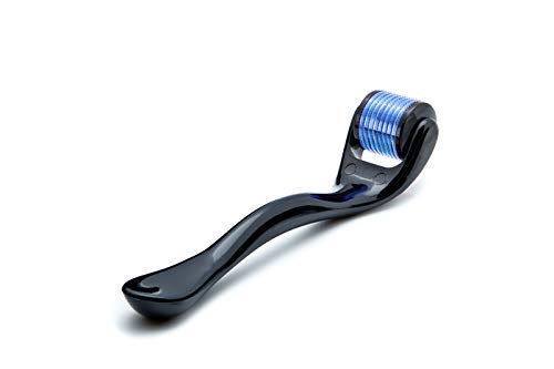 Titanium Needle Roller for Face and Hair - 540 .25mm Needles for Beauty Skin Care - Kit with The Best Home Cosmetic Tool and Storage Case for Pro Treatment - Useful eBook - for Women and Men