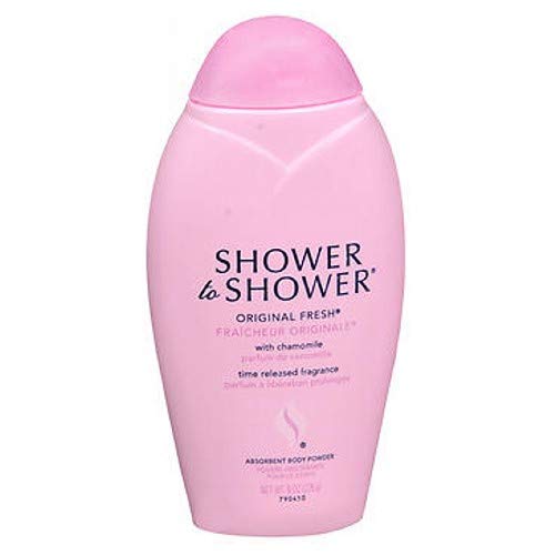SHOWER TO SHOWER Body Powder Original Fresh 8 oz (Pack of 2)