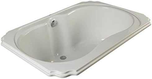 Clarke Products A4272HL-01 Heirloom II Air Bath 72" x 42", White