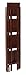 Winsome Wood Terry Shelving, Walnut