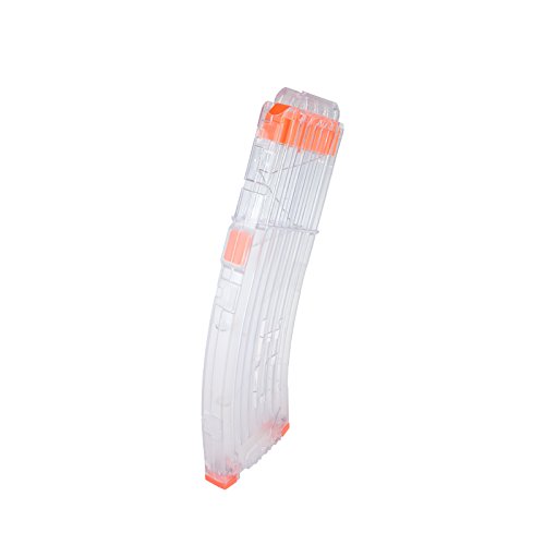 Worker Banana 15-darts Quick Reload Clip for Nerf N-strike Elite Color Clear