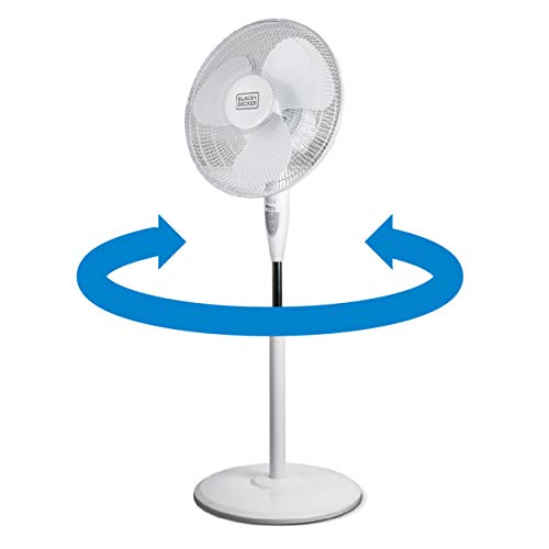 BLACK+DECKER 18Inch, Stand Fan With Remote, White on Galleon Philippines