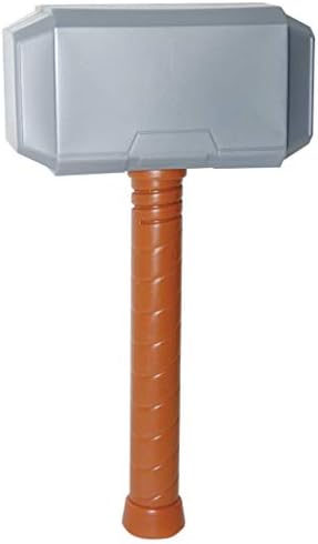 Plastic Light Weight Super Hero Hammer Halloween Accessory, 11 1/4 Inch