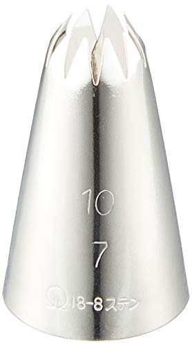 サンナップ(Sunnap) SA18-8口金 花型10切 No. 7 シルバー WKT31107