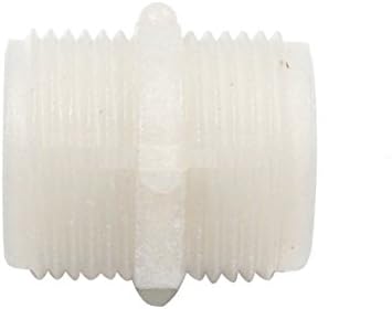 Invero® Hose Connector - Size: 3/4" X 3/4" Threaded, White, Hose Connector - Size: 3/4" X 3/4 " Threaded