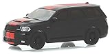 Greenlight 13230-F Muscle Series 21-2018 Dodge Durango SRT - Diamond Black with Red Stripes 1:64 Scale