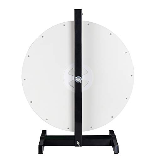 Oteymart 18 Inches Tabletop Spinning Prize Wheel 14 Color Slots Dry Erase Spin Wheel with Stand, for Party Trade Show