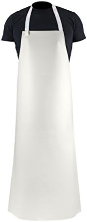 BRUTE (1026873) Extra-Heavyweight Nitrile (HYCAR) Apron - 35" x 48" - White