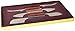 La Cote 6 Piece Cheese Knife Set Stainless Steel Blade Pakka Wood Handle (8 inch)