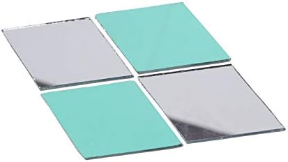 Glasso Diamond Shape Kaju Katli Glass Mirror 7mm 500 Pieces for Arts & Crafts Project Framing Decoration Embroidery