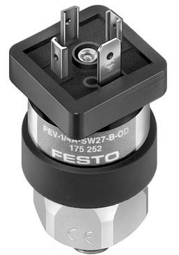 Festo 175252 PEV-1/4-A-SW27-B-OD Pressure Switch