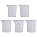 5 PCS 100ml Silicone Measuring Cups, Non-stick Resin Mixing Cups for Mixing Paint, Epoxy, Liquid, Stain