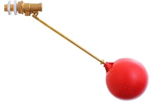 HOGDSEIRRS 1/2" Brass Float Valve Plastic Float Tank & Cistern & Expansion Tanks