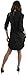 ToBeInStyle Women's Hi-Low Button Down Collar Shirt Dress - Black - Small
