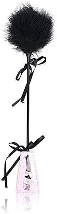Joke Gag Prank Gift Feather Whip Horse Crop with Sexy Lady Pattern