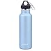 LAIMALA 20 oz Insulated Stainless Steel Water Bottle, Double Wall Vacuum, Standard Mouth, Blue