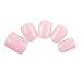 Elite99 Color False Nails Tips Press On Manicure Fashion Design Short Length No Need Glue Pale pink