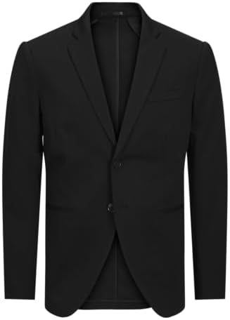 Herren Jjejaxon Jersey Blazer Anzugjacke, Black/Fit:slim Fit ,48