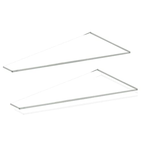 PIAOLGYI Replacement Shelf For IKEA Detolf, Acrylic Corner Shelves