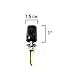 Krator Mini Custom LED Turn Signal Indicator Lights Lamp Compatible with Honda Helix Ruckus Reflex Elite Silver Wing