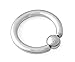 Scrap Metal 23 316L Surgical Steel Captive Bead Ring CBR 8g 5/8